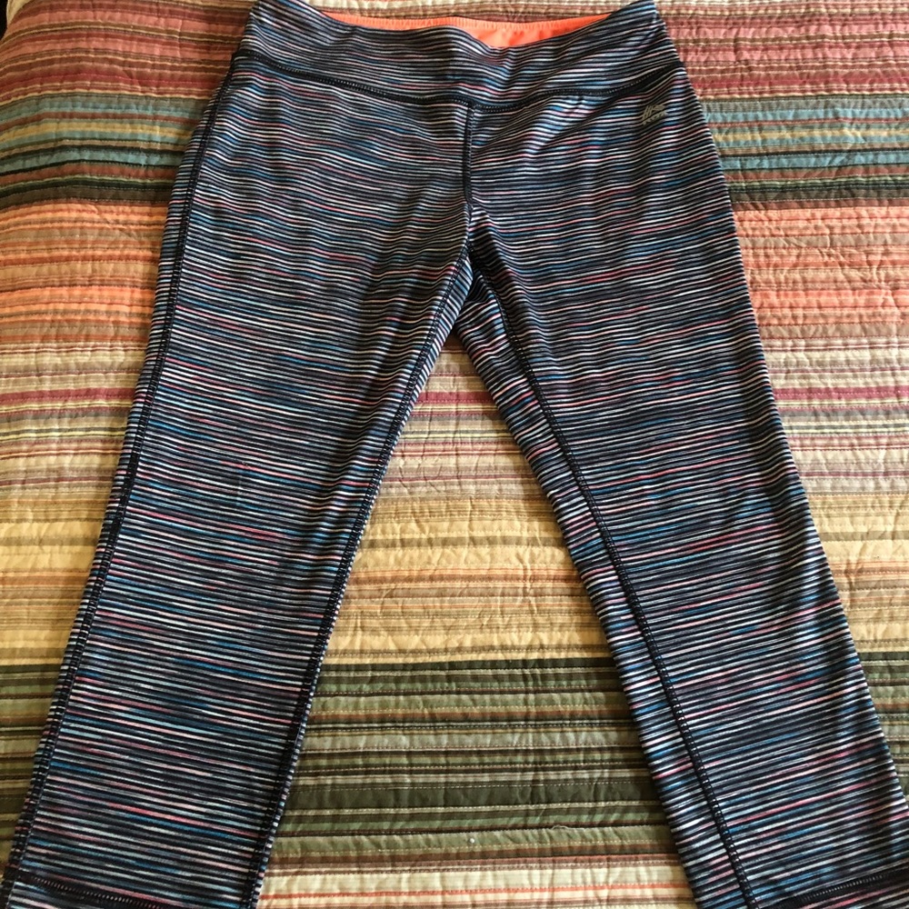 RBX workout legging colorful stripe, cropped